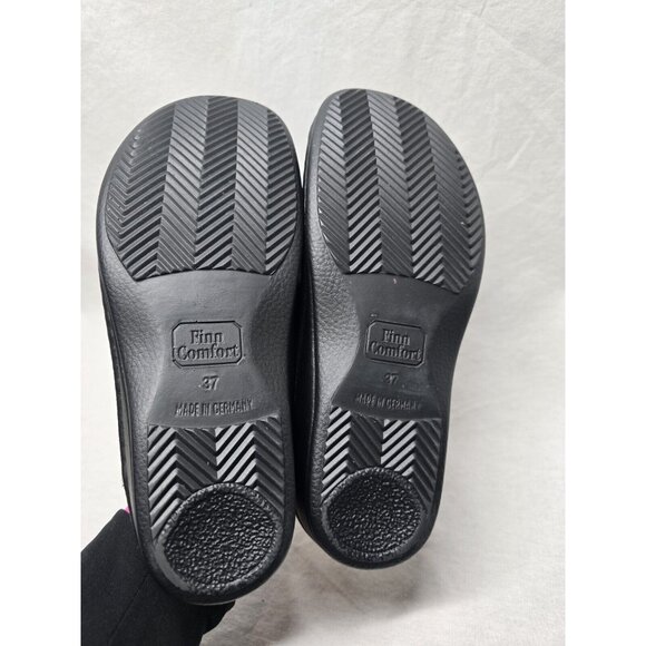 Women's Finn Comfort, Sandals, Shoes Size US 6.5-7 Euro 37 Black-NO INSOLES - Picture 5 of 9